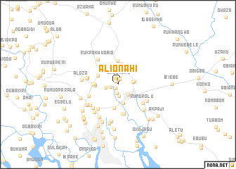 map of Alionahi