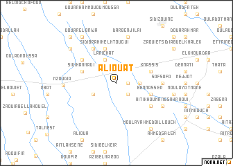 map of Aliouat