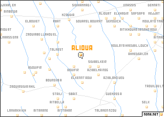 map of Alioua