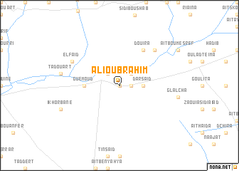 map of Ali Ou Brahim