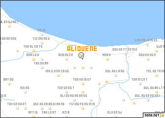 map of Aliouene