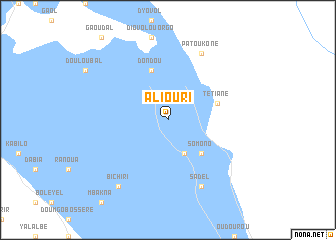 map of Ali Ouri