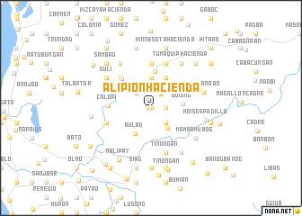 map of Alipion Hacienda