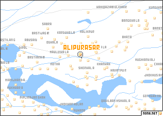 map of Alipur Asar