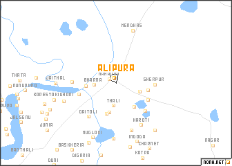 map of Alīpura