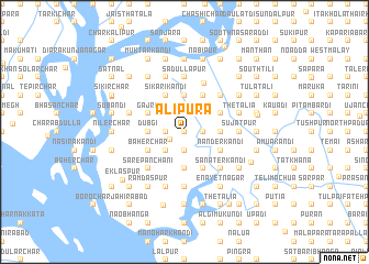 map of Ālipura