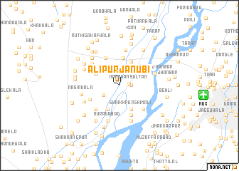 map of Alīpur Janūbi