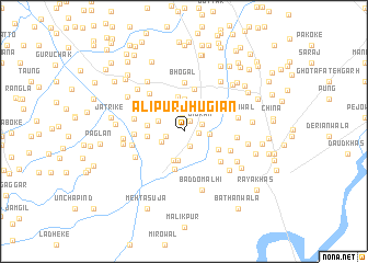 map of Alipur Jhugiān
