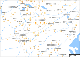 map of Alīpur