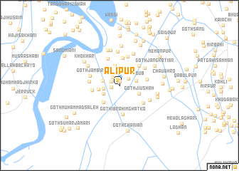 map of Alīpur