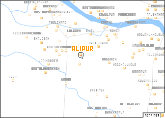 map of Alīpur