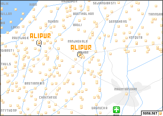 map of Alipur