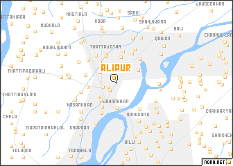 map of Alipur