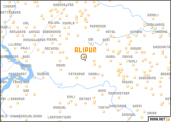 map of Alīpur