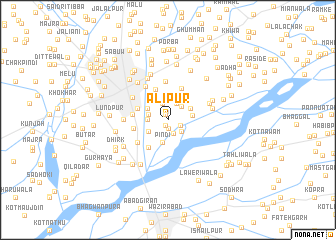 map of Alipur