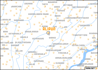 map of Alīpur