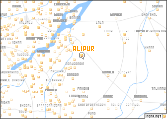 map of Alīpur