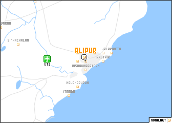 map of Alipur