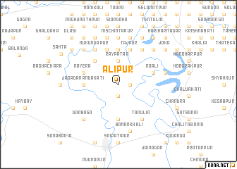 map of Alipur