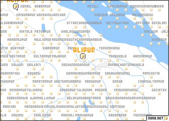map of Alipur