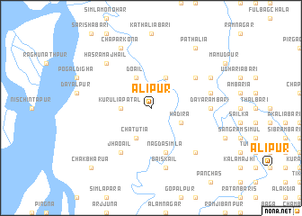 map of Alipur