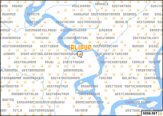 map of Ālipur