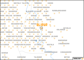 map of Alīpur