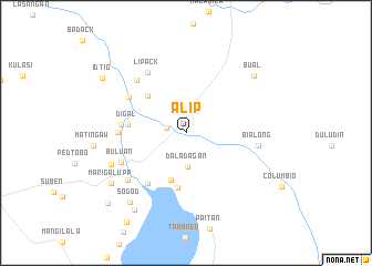 map of Alip