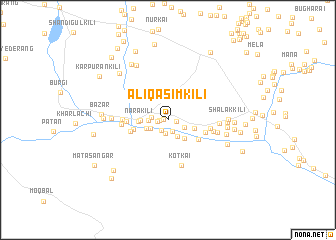 map of Ali Qasim Kili