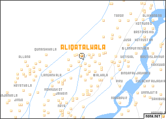 map of Ali Qatālwāla