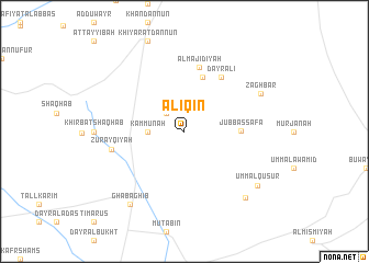 map of ‘Āliqīn