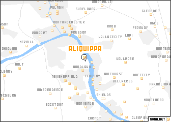 map of Aliquippa