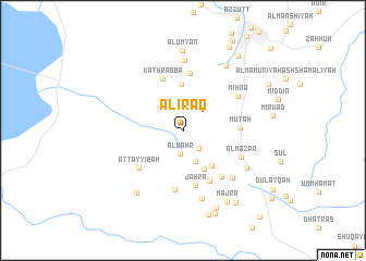 map of Al ‘Irāq