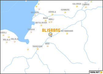 map of Alisaang