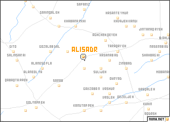 map of ‘Alī Şadr