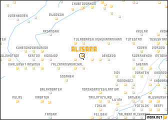 map of ‘Alī Sarā