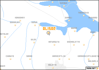 map of Alişar