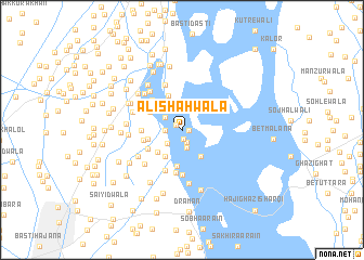 map of Ali Shāhwāla