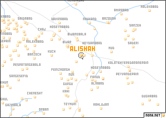 map of ‘Alī Shāh