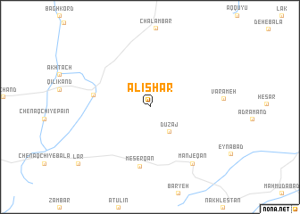 map of ‘Alī Shār