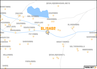 map of ‘Alīshār