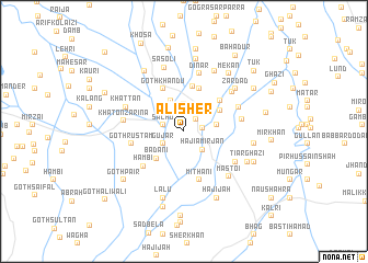map of Ali Sher