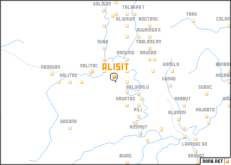 map of Alisit