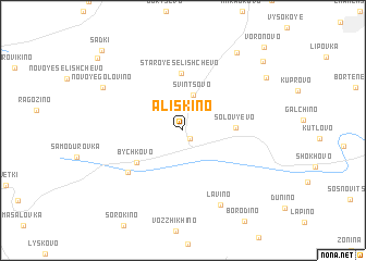 map of Aliskino