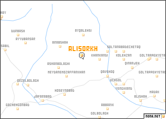 map of ‘Alīsorkh