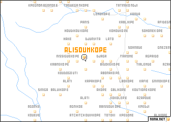 map of Alisoumkopé