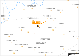 map of Alisovka