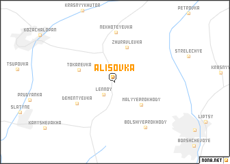 map of Alisovka