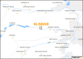 map of Alisovka