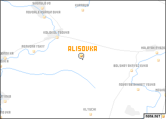 map of Alisovka